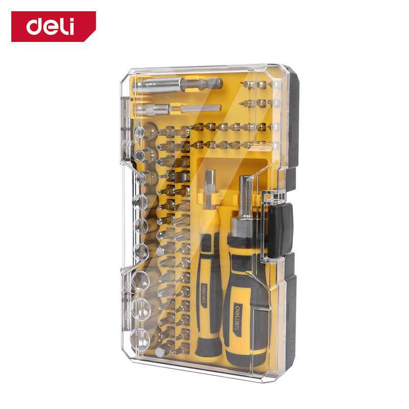 Deli Tools tarkkuusmeisselisarja 65 osaa