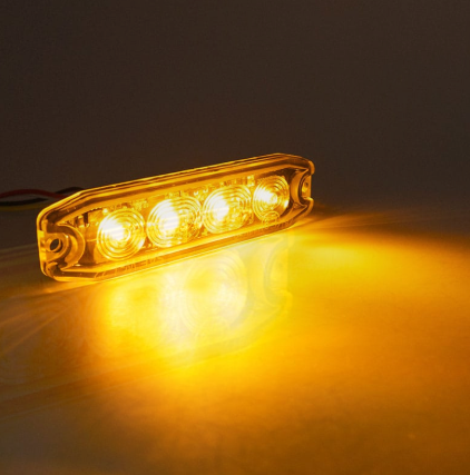 LED-tasovilkku O4 – ECE R65, erittäin matala 4 LED