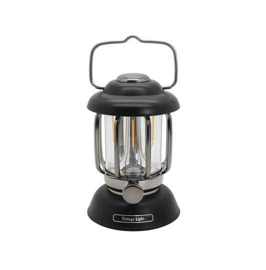 Ladattava HZ vintage retkilyhty, säädettävä lämmin valo V101