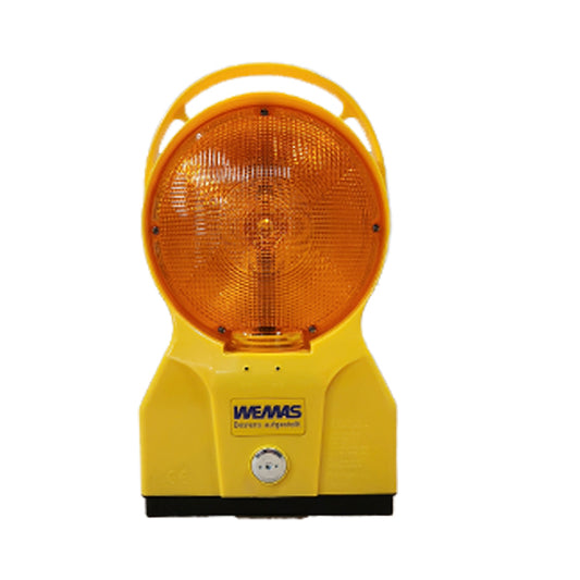 Työmaavilkku kakspuoleinen on-off kytkimellä